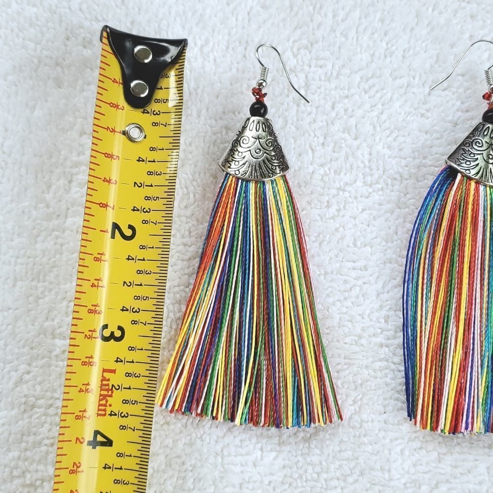 tassel earrings   - Picture 5 of 6